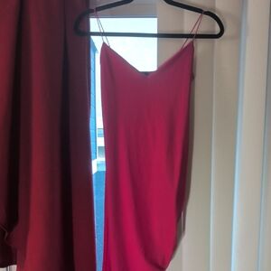 Elegant Pink Assymetrical Dress